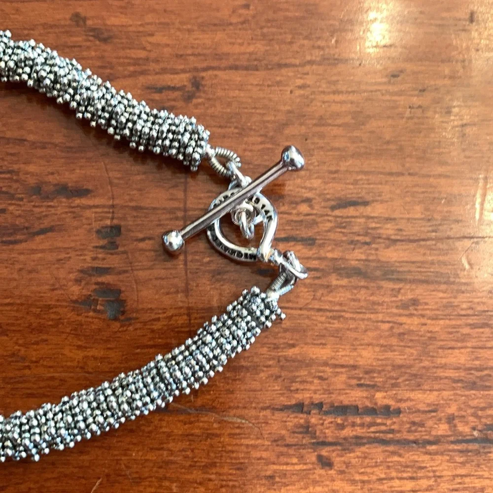 Michael Dawkins Sterling Silver 925 with Solo Pearl Bracelet. - Picture 6 of 6